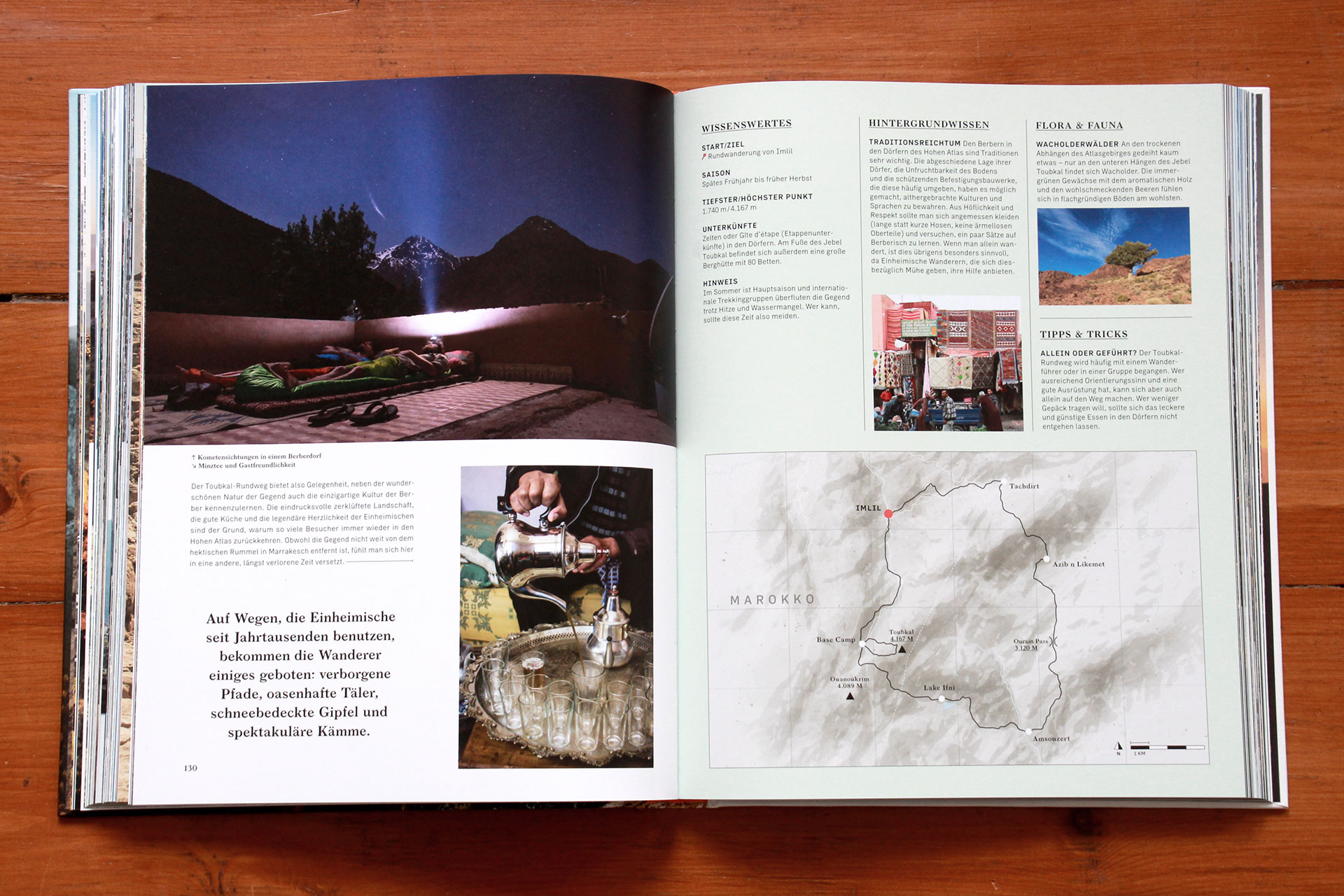 Ausschnitt des Buchs „Wanderlust“ aus dem Gestalten Verlag