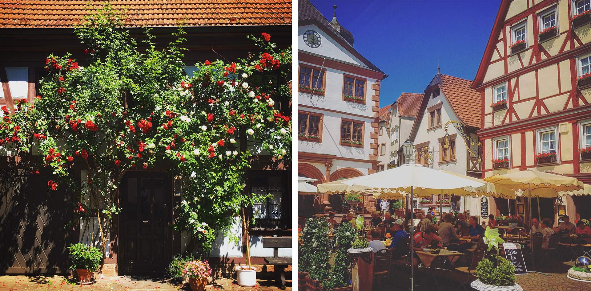 Die Altstadt von Lohr am Main lädt mit seinen verwinkelten Gassen zum Bummeln und Verweilen.