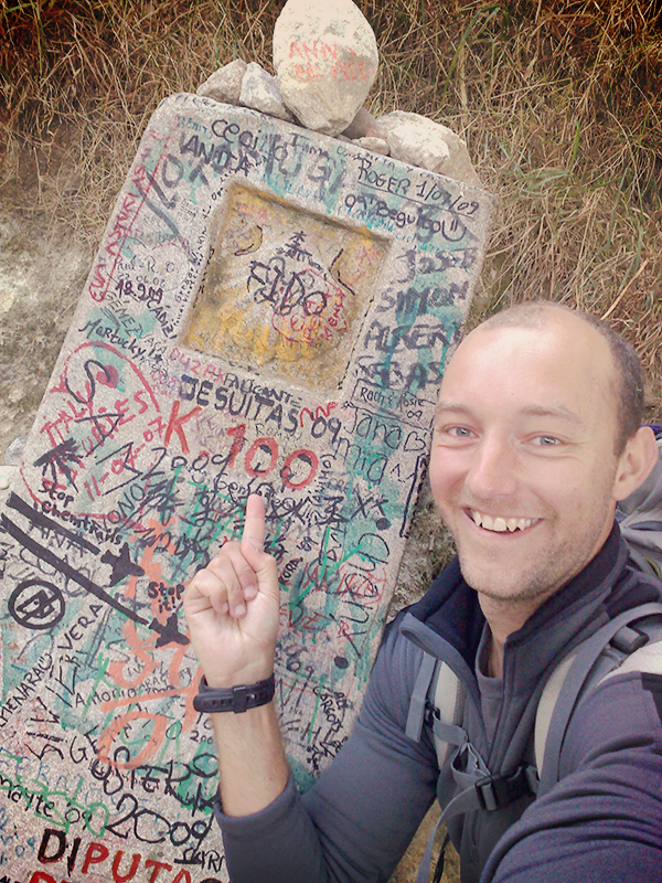 Yepp, ab hier hat man gut lachen. Denn es sind nur noch 100 Kilometer bis zum Ziel.