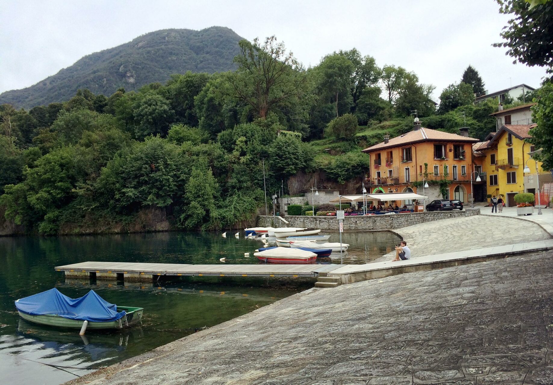 Den leckersten Kaffee mit Blick auf den Lago Mergozzo trinke ich in diesem Restaurant. Empfehlung.