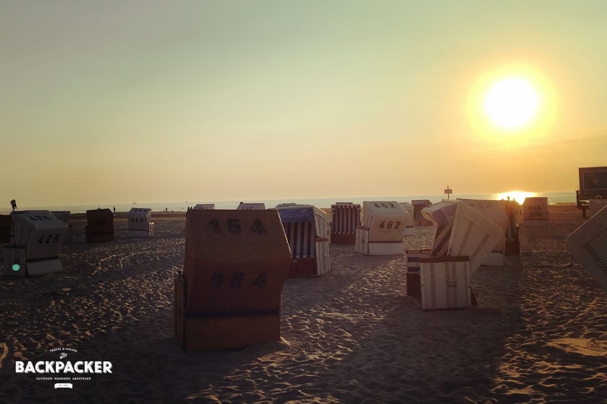 Sonnenuntergang an der Nordsee
