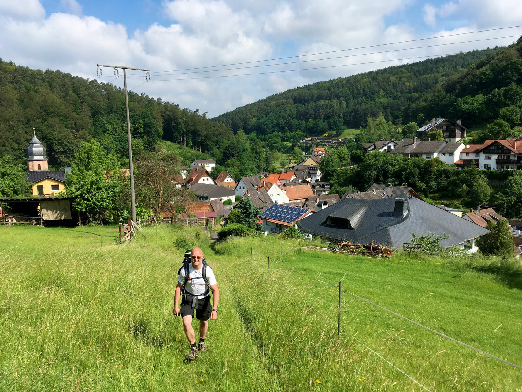 Der Spessart ist bergig. Und schön.