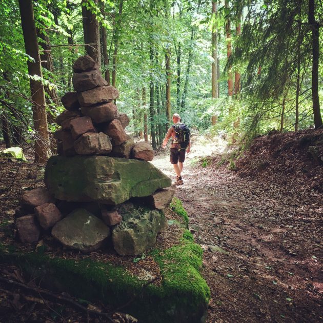 Entlang des Eselswegs führt uns der Weg weiter bis nach Freudenberg.