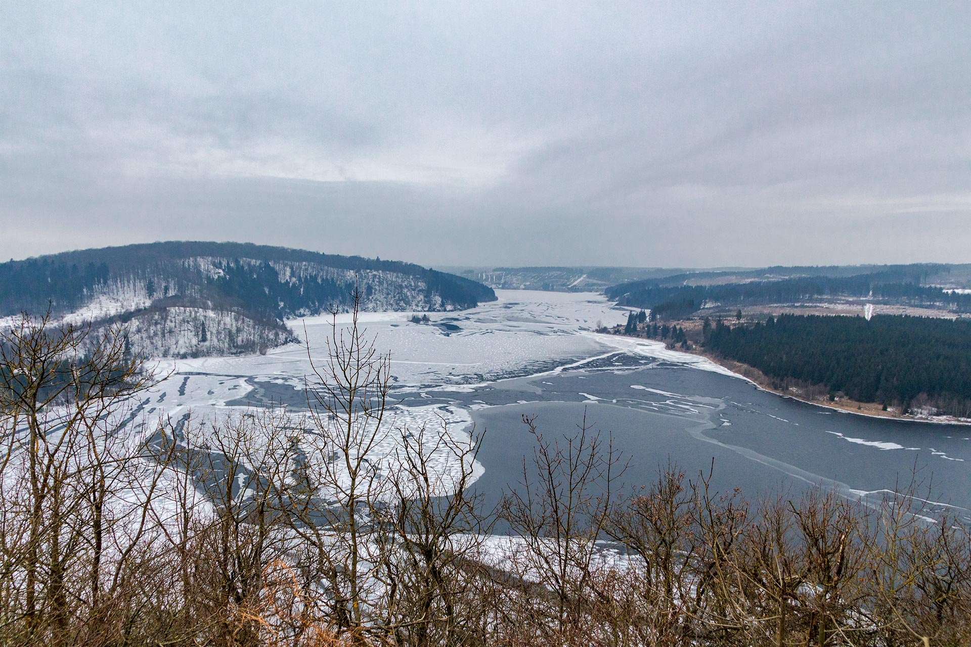 113,06 Millionen Kubikmeter Wasser fasst die Rappbodetalsperre und bildet damit den größten See des Harzes.