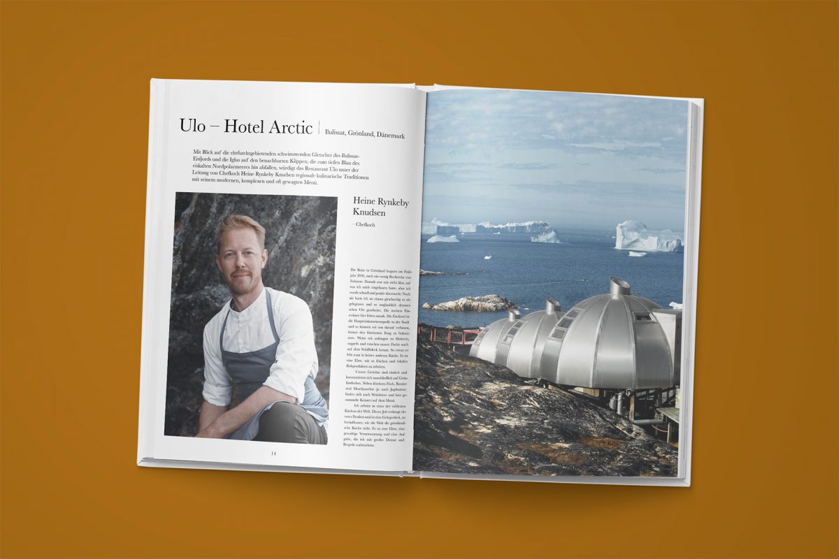 Heine Rynkeby Knudsen, Chefkoch des Hotel Arctic in Grönland // © Nordic by Nature, Gestalten 2018