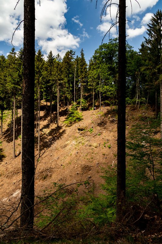 Wilde Schönheit und raue Bergwelt kurz vor Mezni Louka.
