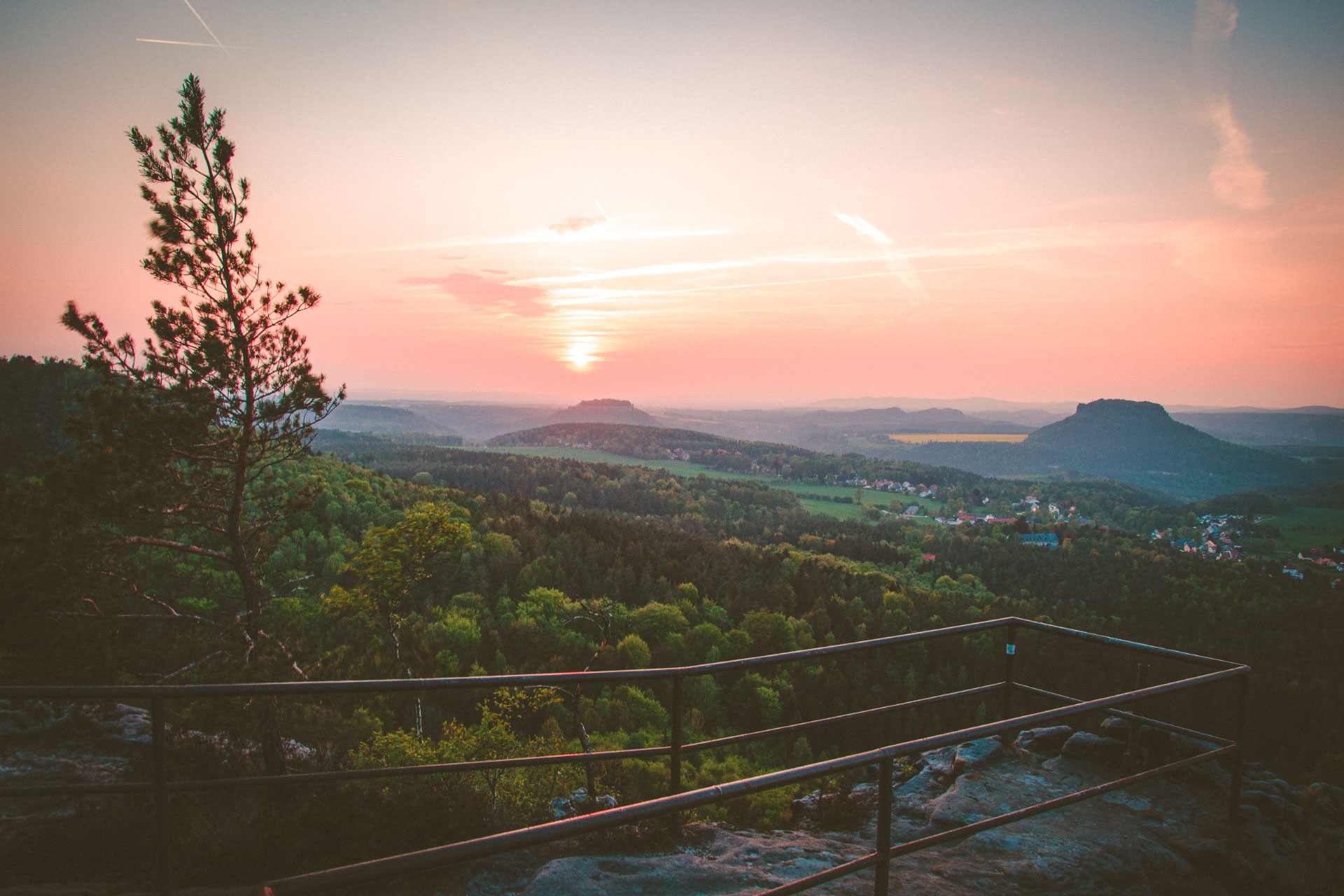 Sonnenuntergang auf dem Gohrisch