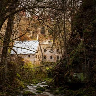 An der Lochmühle im Liebethaler Grund – Malerweg, Etappe 1