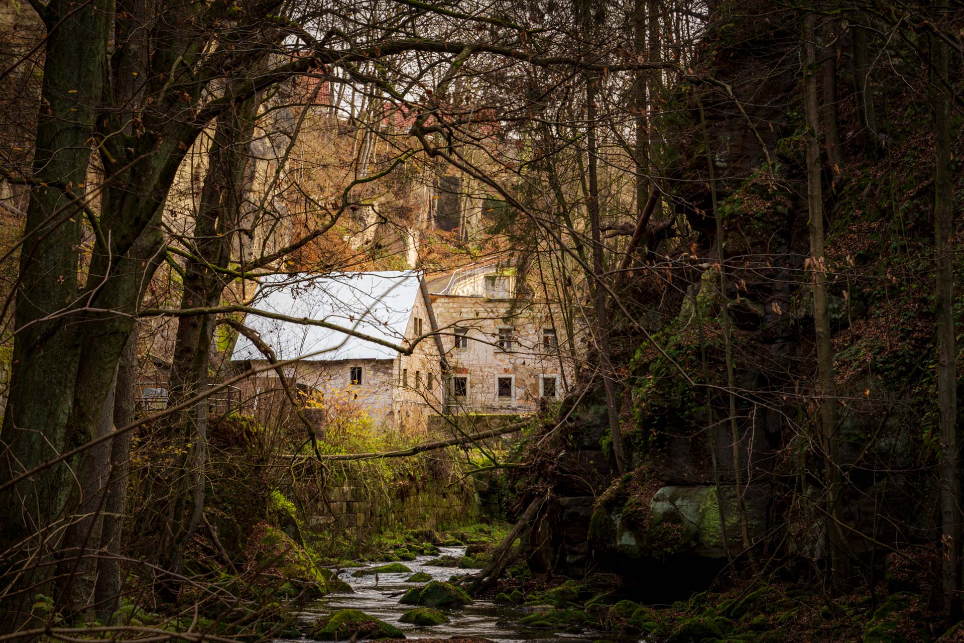 An der Lochmühle im Liebethaler Grund – Malerweg, Etappe 1